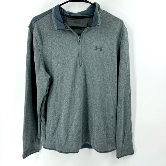 Under Armour 1/4 Zip Longsleeve Sweatshirt/ Sweater - Picture 2 of 8